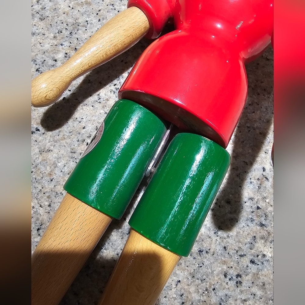 RARE Amazing Italian Wooden Classic Pinocchio Toy By GIOCATTOLI BREVETTATI - Picture 8 of 9